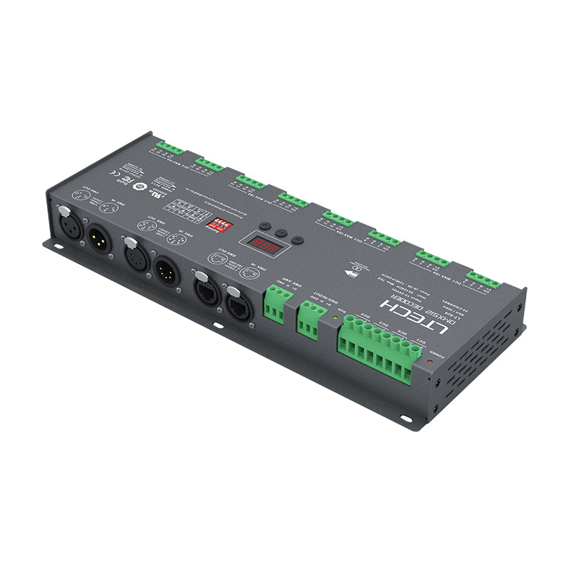 24CH CV LED DMX UL-Listed LED Decoder LT-924